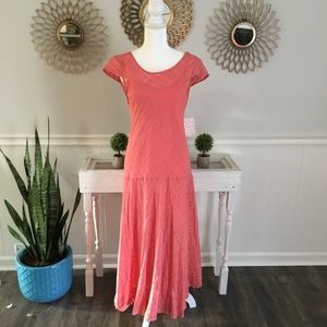 Free People coral dress size s